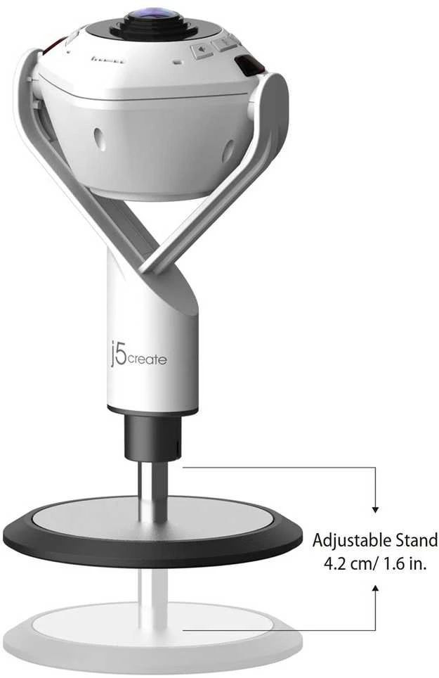Internetinė kamera j5create 360 AI-POWERED WEBCAM WITH