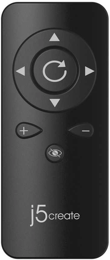 J5create Zoom USB 4K ULTRA HD internetinė kamera 5X – skaitmeninis priartinimas su nuotolinio valdymo pultu