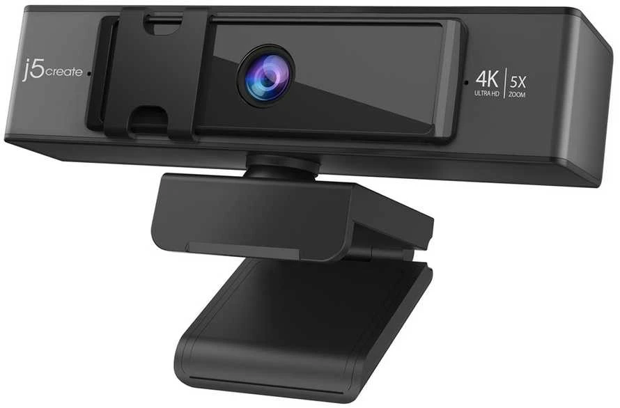 J5create Zoom USB 4K ULTRA HD internetinė kamera 5X – skaitmeninis priartinimas su nuotolinio valdymo pultu