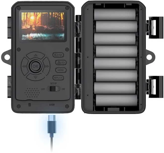 SJCAM M50 rudos spalvos kamerų gaudyklė
