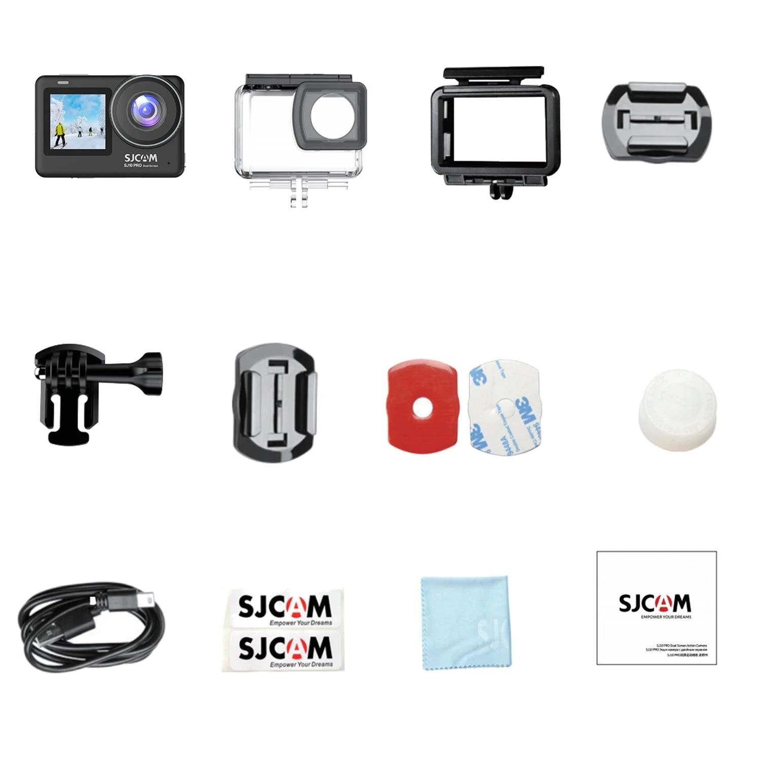 Veiksmo SJCAM SJ10 Pro Dual Screen kamera