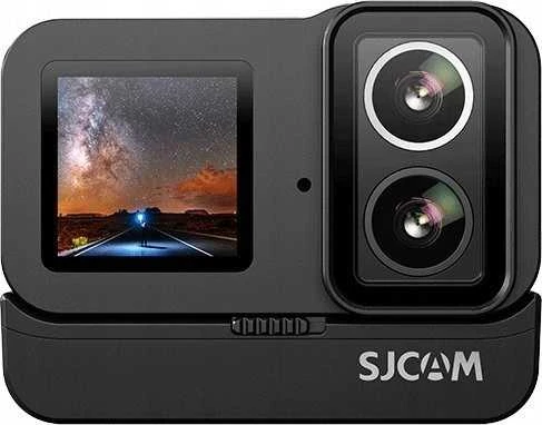 SJCAM SJ20 sports camera + auto-charge holder Juodas