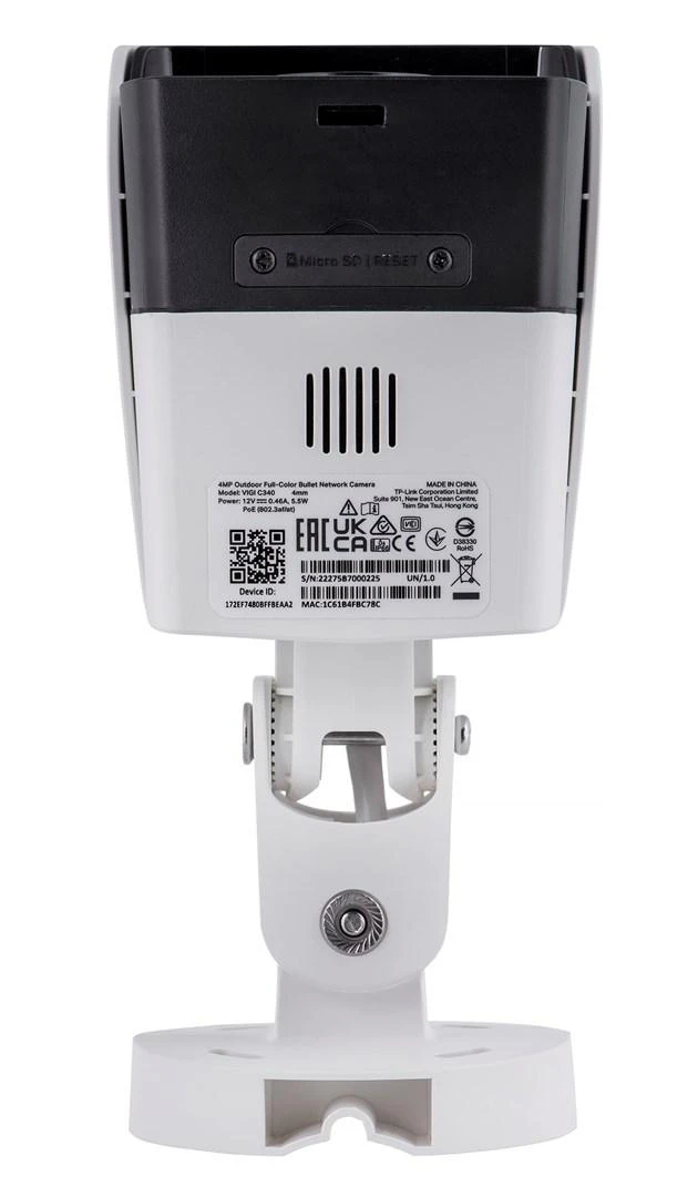 TP-LINK | VIGI 4MP lauko visų spalvų tinklo kamera | VIGI C340 | Kulka | 4 MP | 6 mm | IP66 | H.265+/H.265/H.264+/H.264 | MicroSD