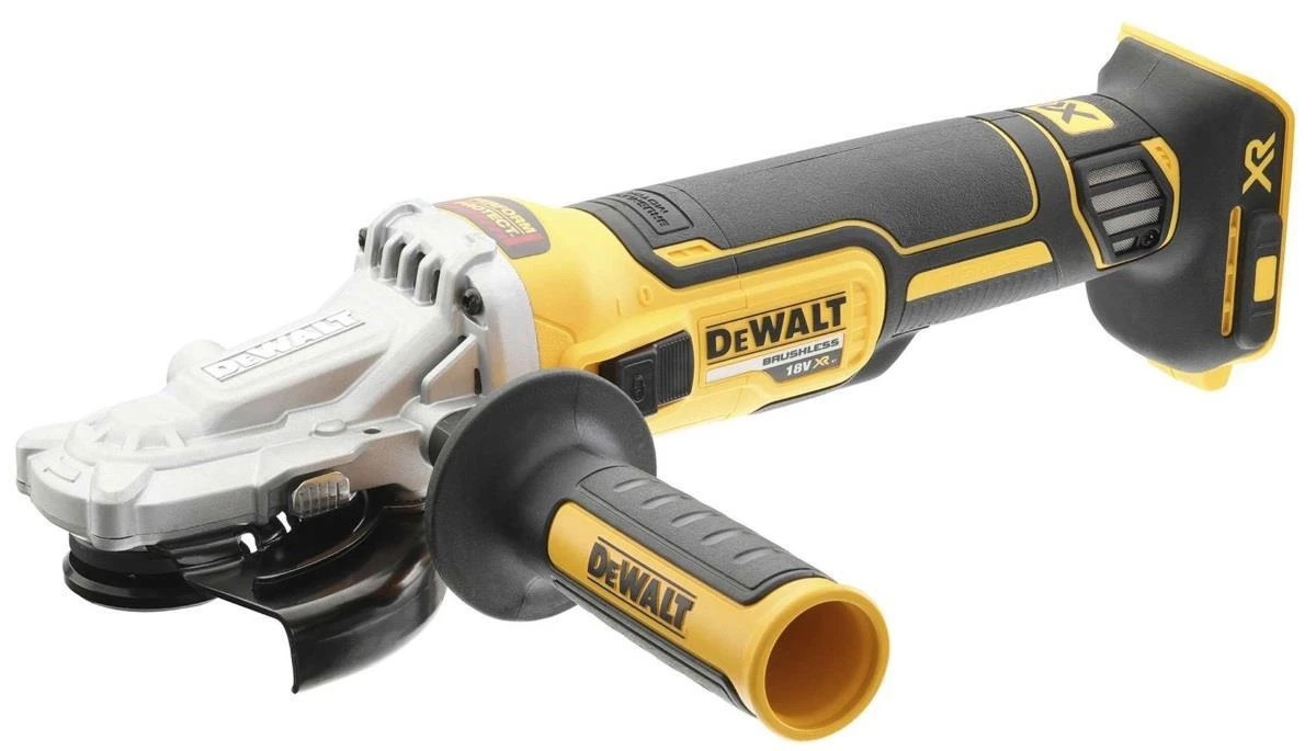 Kampinis šlifuoklis DeWalt XR DCG405FN-XJ (125mm) be akumuliatoriaus ir kroviklio