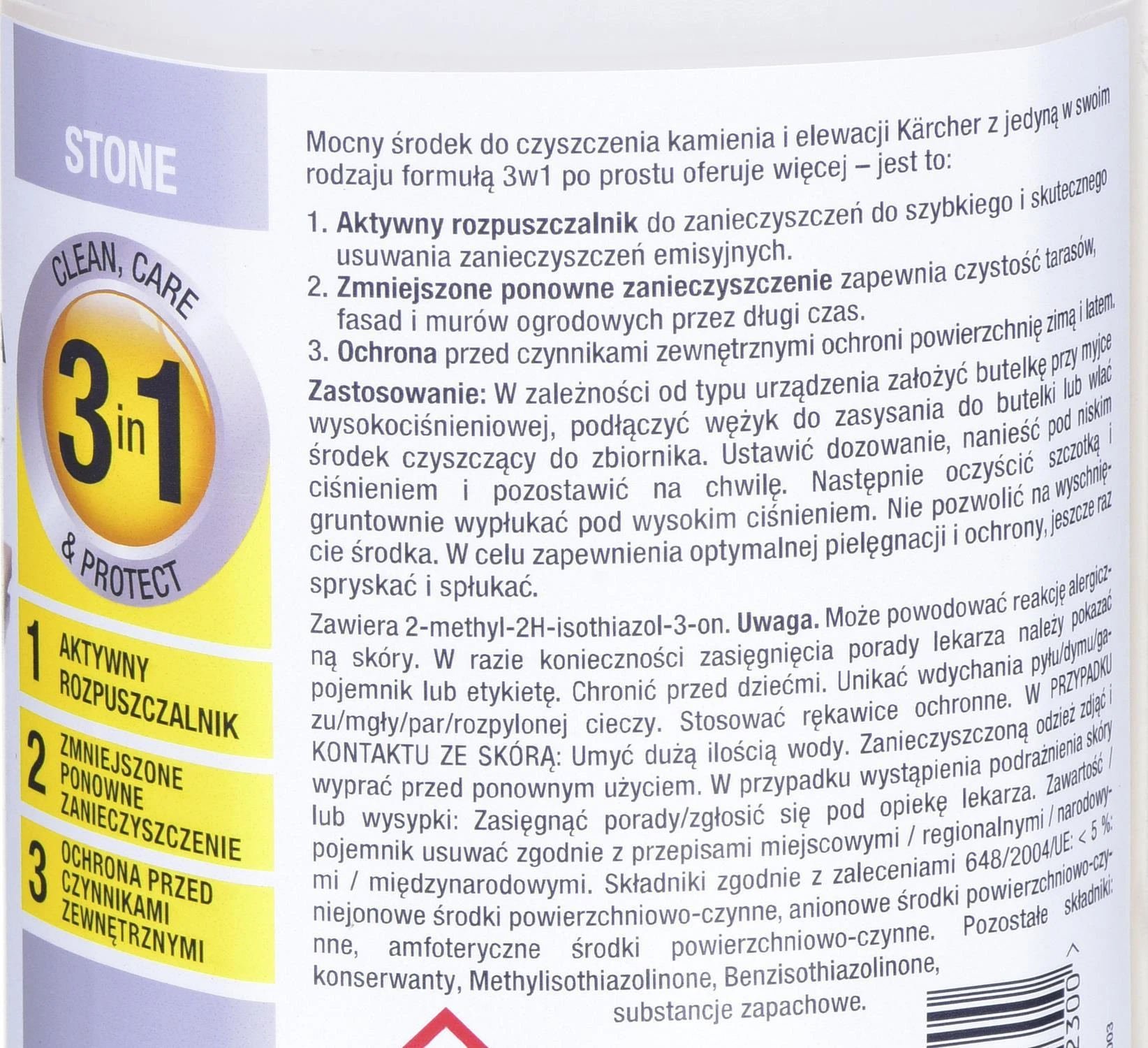 Kärcher akmens paviršių ir fasadų valiklis 1000 ml