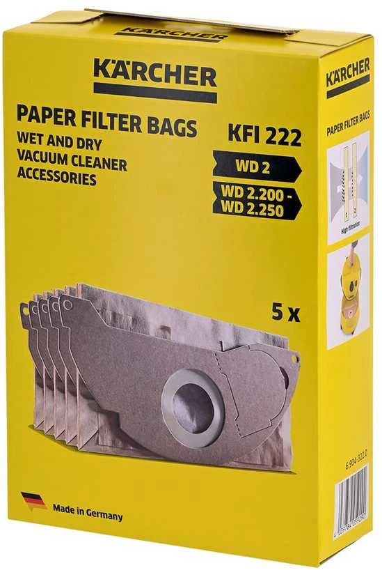 Kärcher popieriniai filtro maišeliai (5 vnt.)
