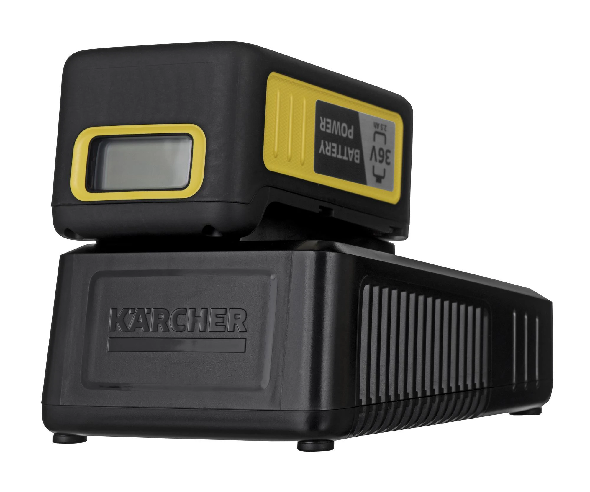 Kärcher 36V akumuliatorius įkroviklyje su LCD ekranu