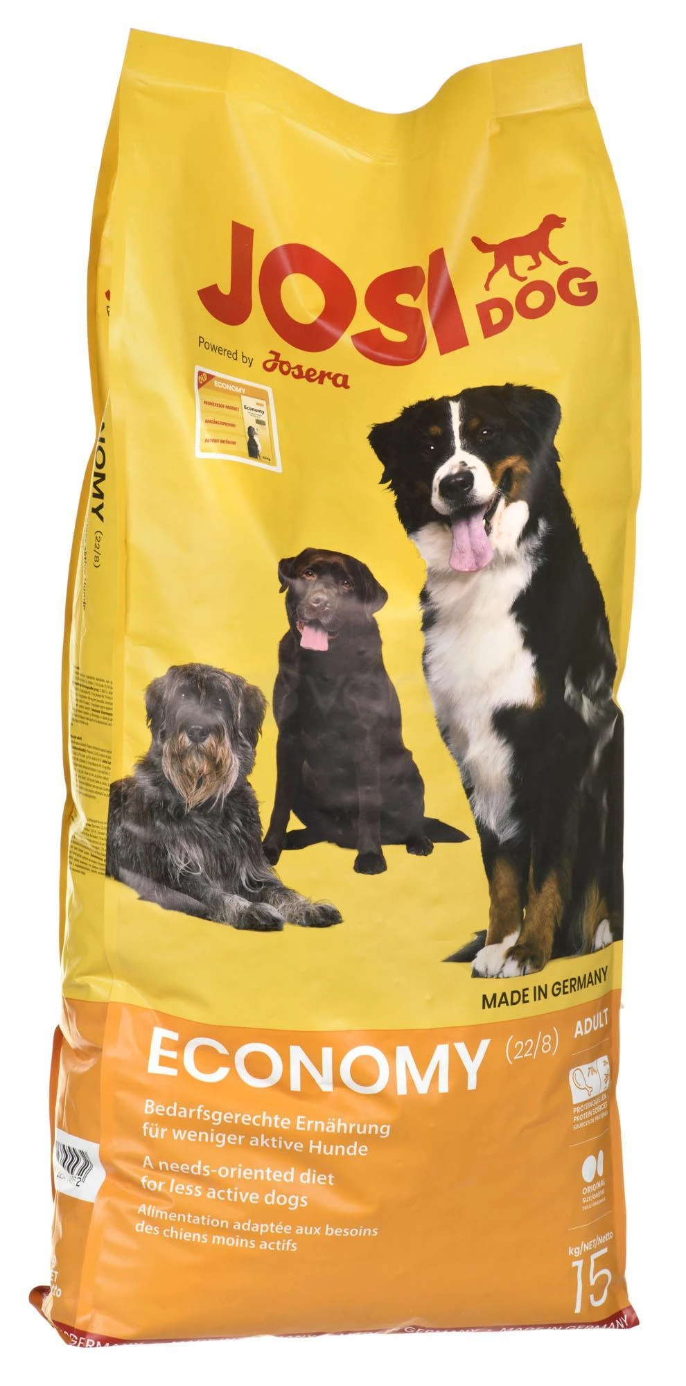 JosiDog Economy kasdieninis sausas maistas suaugusiems šunims 15kg