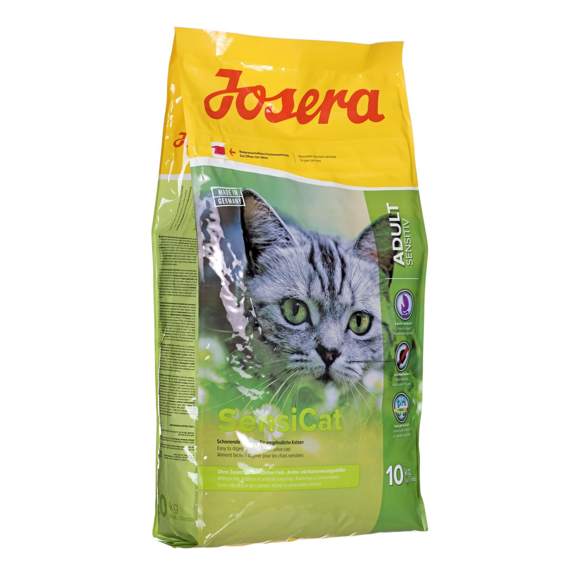 Josera SensiCat sausas maistas suaugusioms turinčioms jautrų skrandį katėms 10kg