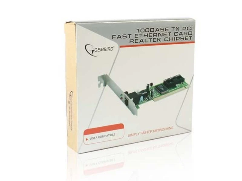 GEMBIRD NIC-R1 Gembird 100Base-TX PCI Fast Ethernet kortelė Realtek mikroschemų rinkinys