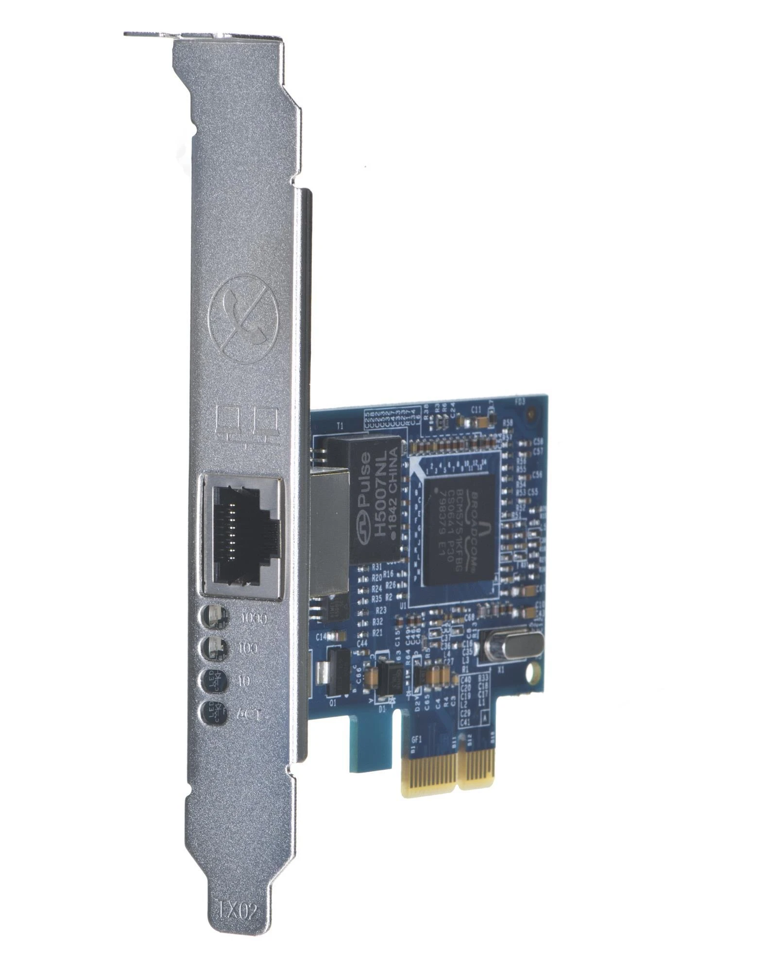LANBERG PCE-1GB-001 tinklo plokštė PCI-Ex gigabito eternetas 1x RJ45