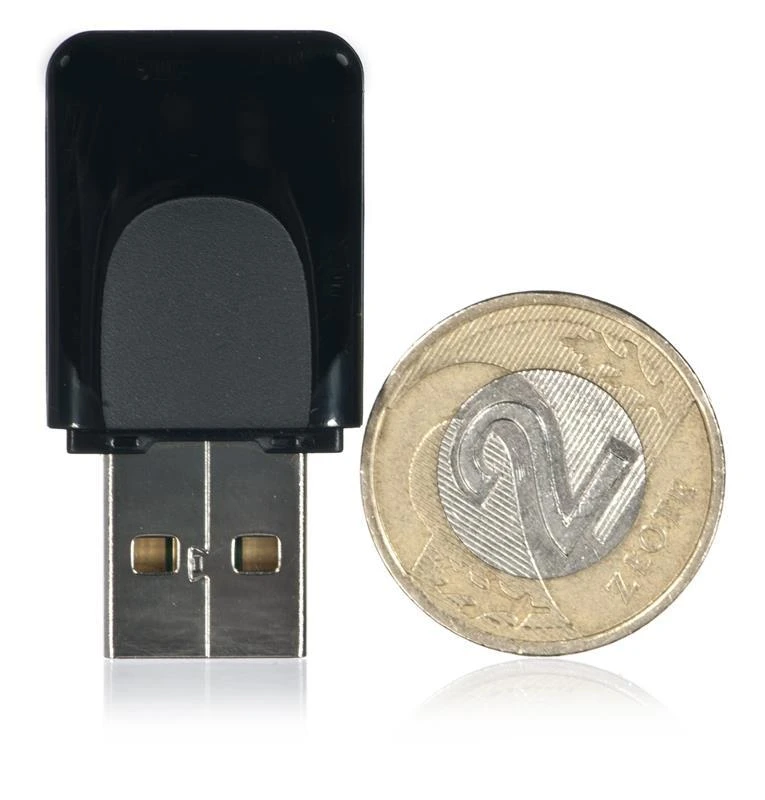 TP-LINK N300 WLAN Mini-USB adapteris, 2,4 GHz, 802.11b/g/n, QSS mygtukas, Autorun įrankis, palaiko Windows XP/Vista/7/8 ir MacOS