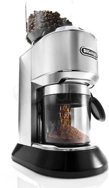 Kavamalė Delonghi kavos malūnėlis KG520M DEDICA Inox/ juodas, 150 W, 350 g, Puodelių skaičius 14 vnt.