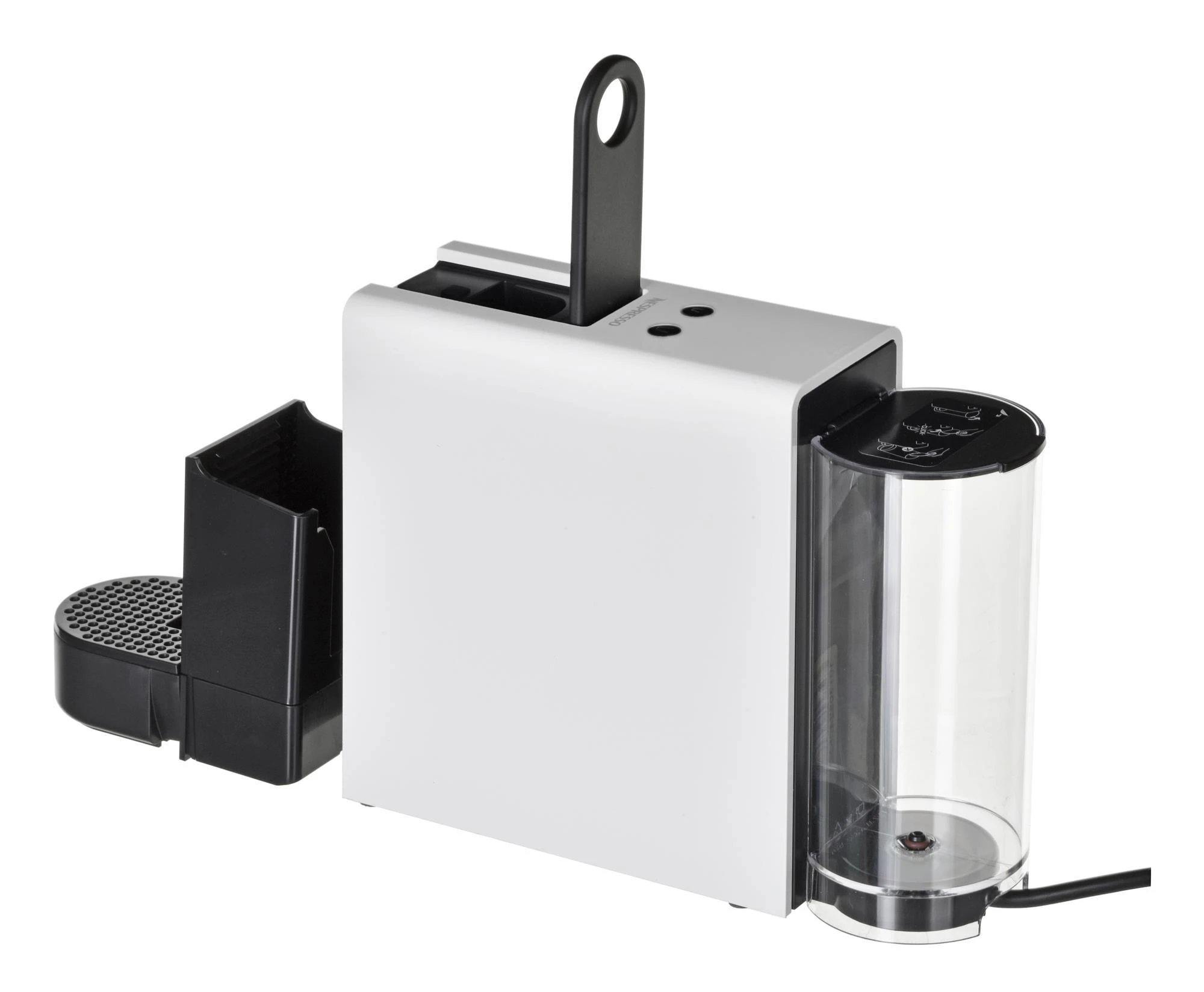 Kavos aparatas kapsulinis Krups Nespresso Essenza Mini XN1101 (1260W, baltos spalvos)