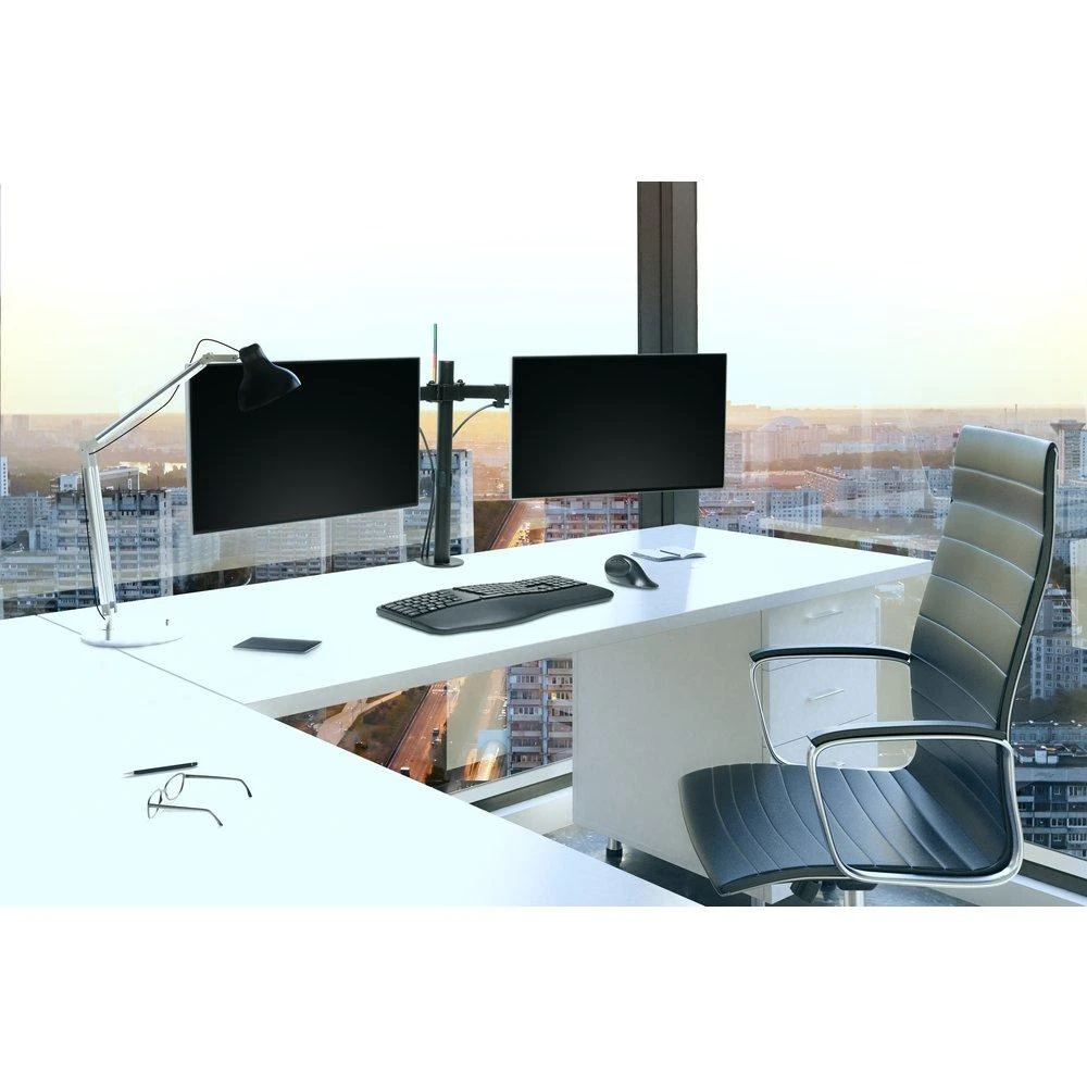 Kensington K55409WW SmartFit Ergo Dual Extended Monitorius Arm Monitoriaus laikiklis, Juoda