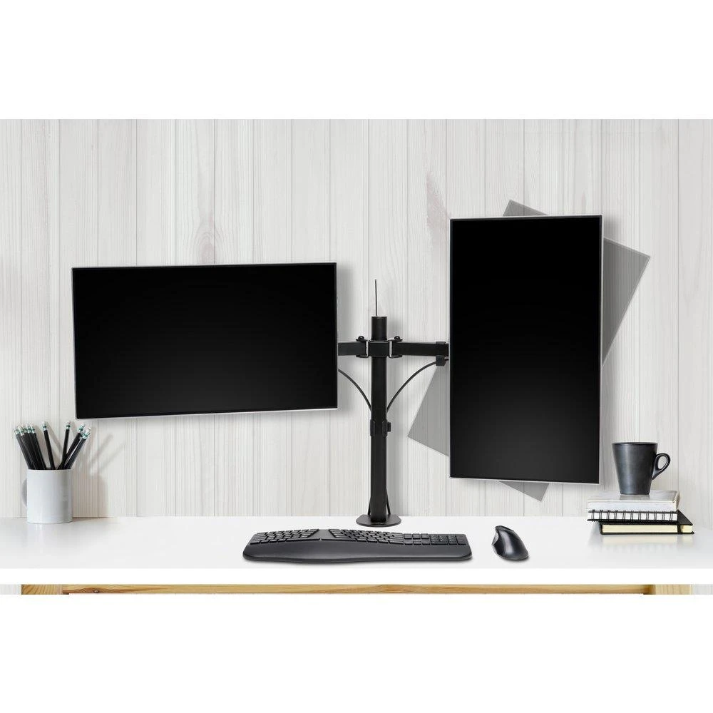 Kensington K55409WW SmartFit Ergo Dual Extended Monitorius Arm Monitoriaus laikiklis, Juoda