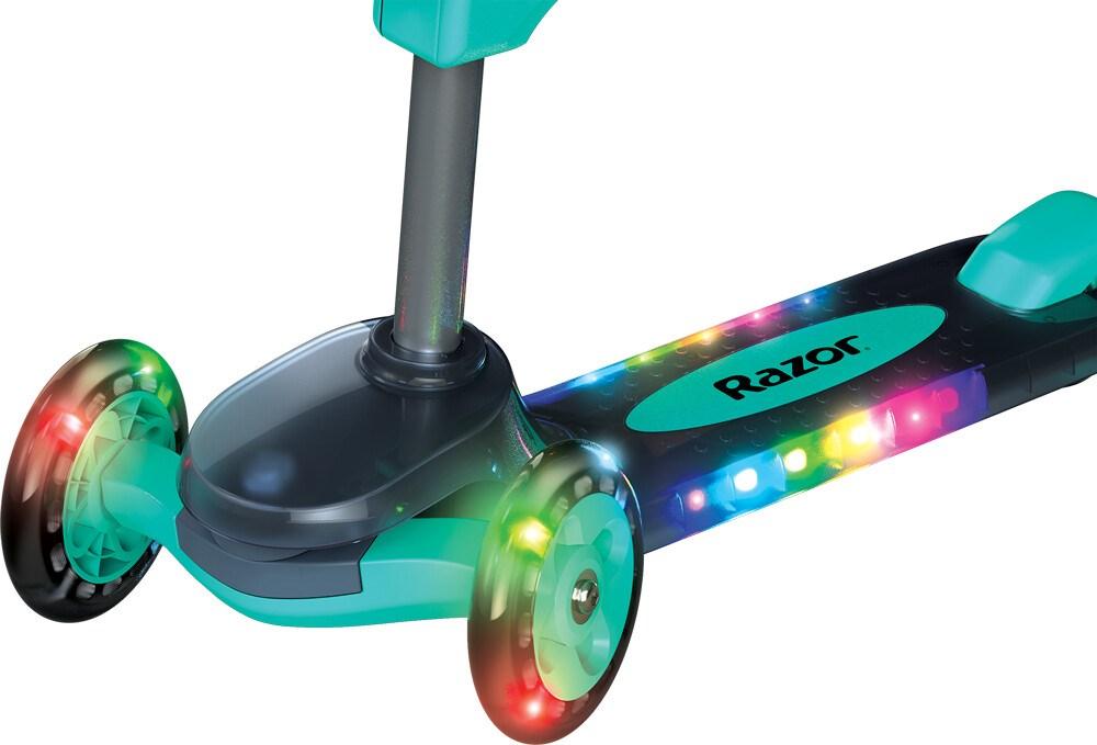 Paspirtukas Razor Rollie 2 in 1, žalsvai mėlyna