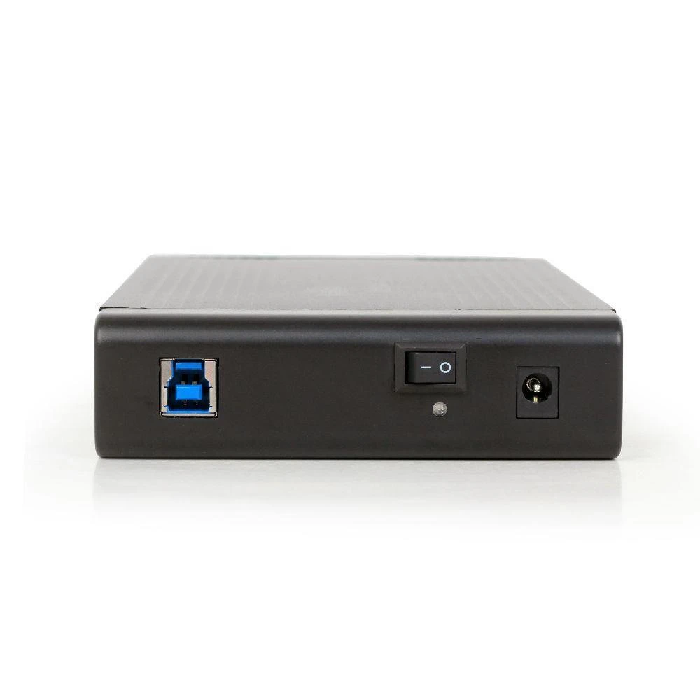 GEMBIRD EE3-U3S-3 HDD external enclosure for 3.5inch SATA - USB 3.0 Aliuminio Juodas