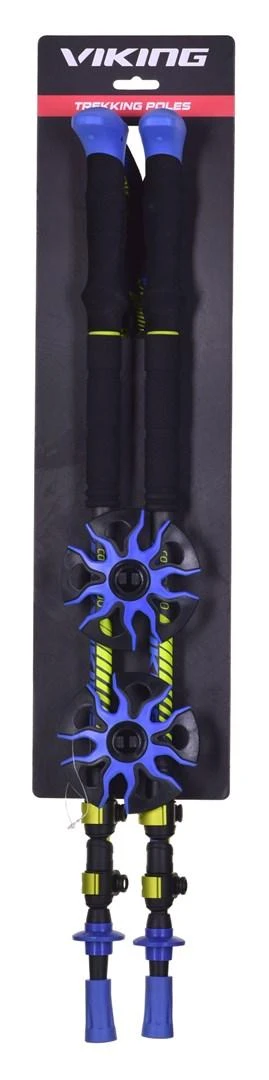 VIKING CARBO LITE TREKKING POLES Juodas/LIME