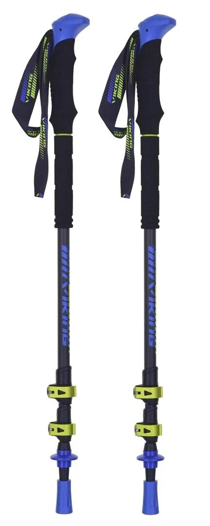 VIKING CARBO LITE TREKKING POLES Juodas/LIME