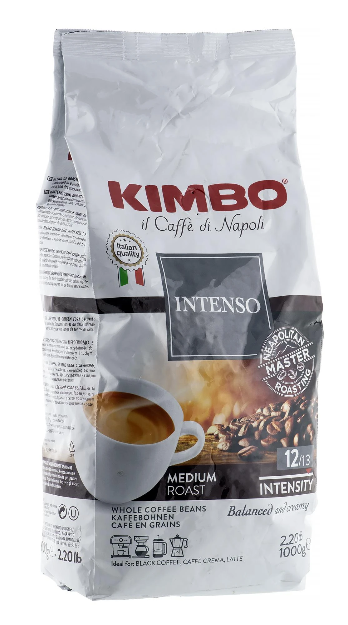 Kawa Kimbo Aroma Intenso 1kg, Ziarnista