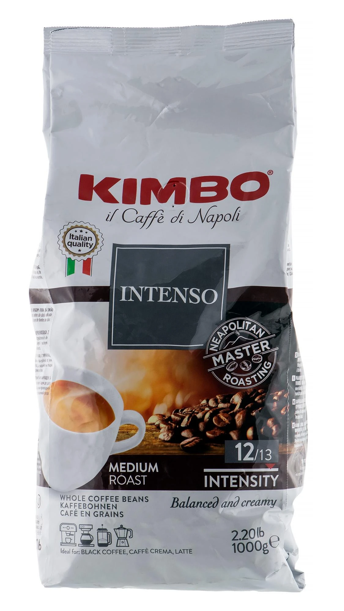 Kawa Kimbo Aroma Intenso 1kg, Ziarnista