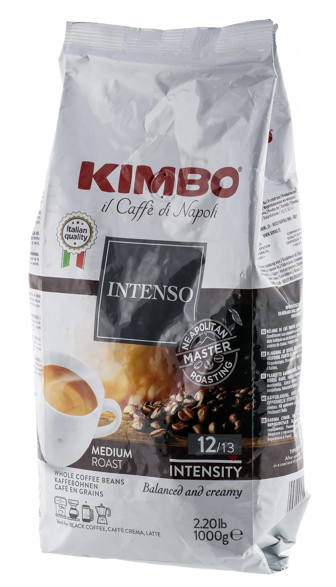 Kawa Kimbo Aroma Intenso 1kg, Ziarnista