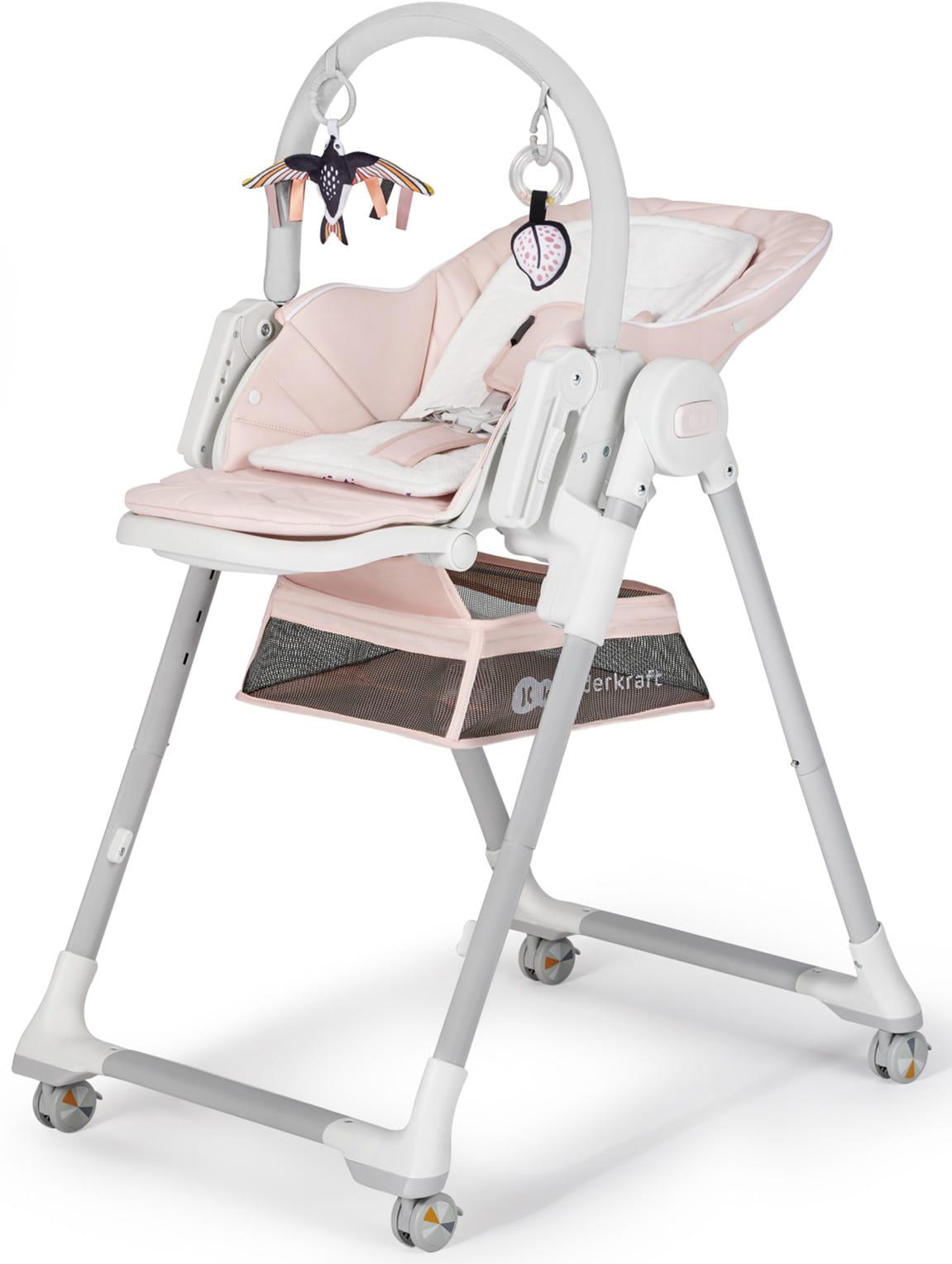 KINDERKRAFT aukšta maitinimo kėdė LASTREE, rožinė, KHLAST00PNK0000