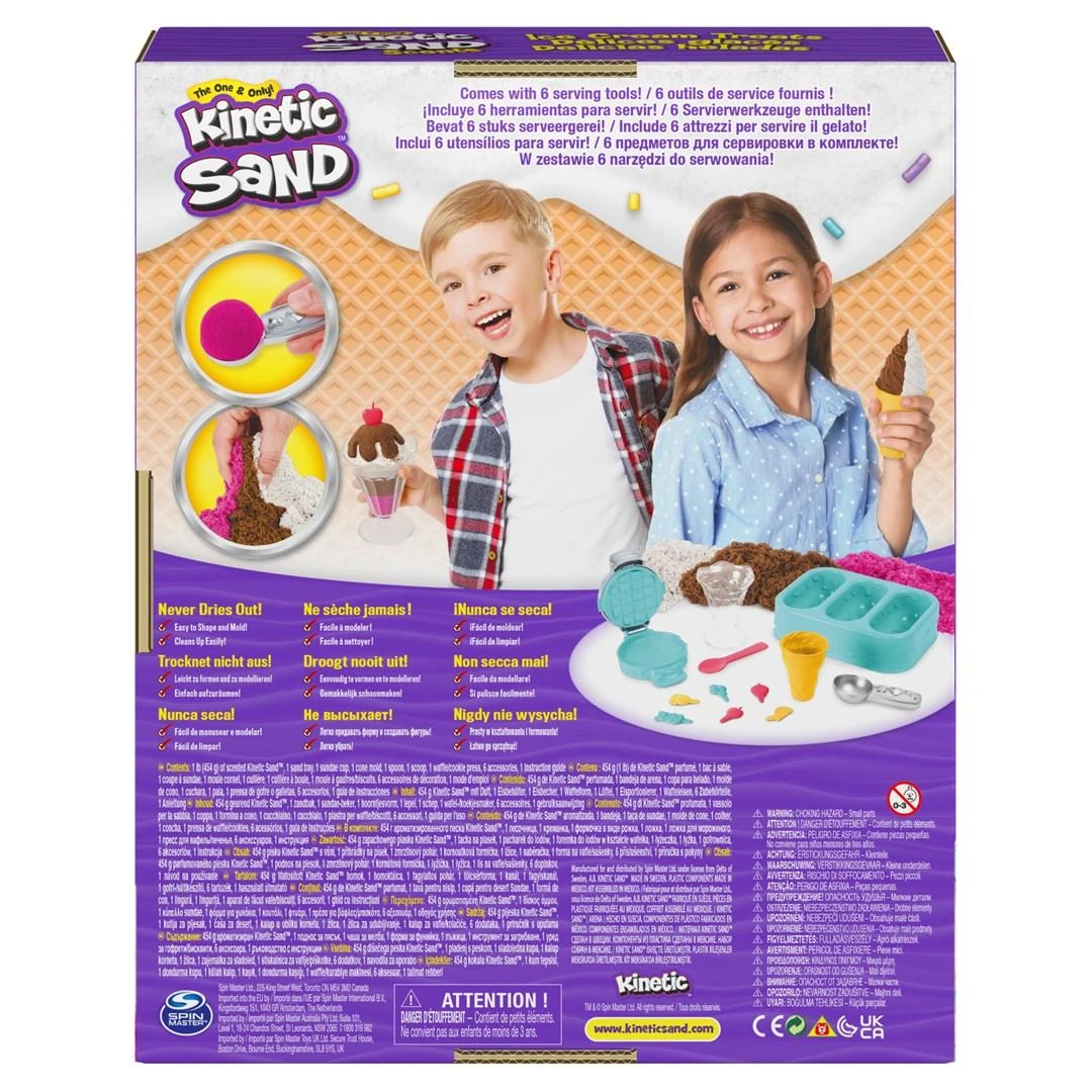 Spin Master SPM Kvepiantis kinetinis smėlis „Ledai“