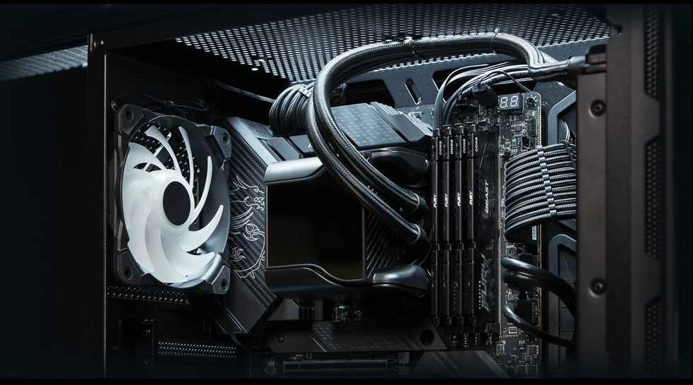 RAM Kingston KF556C36BBEK2-64 64GB 5600MT/s DDR5 CL36 DIMM (Kit of 2) FURY Beast Juodas EXPO | Kingstonas