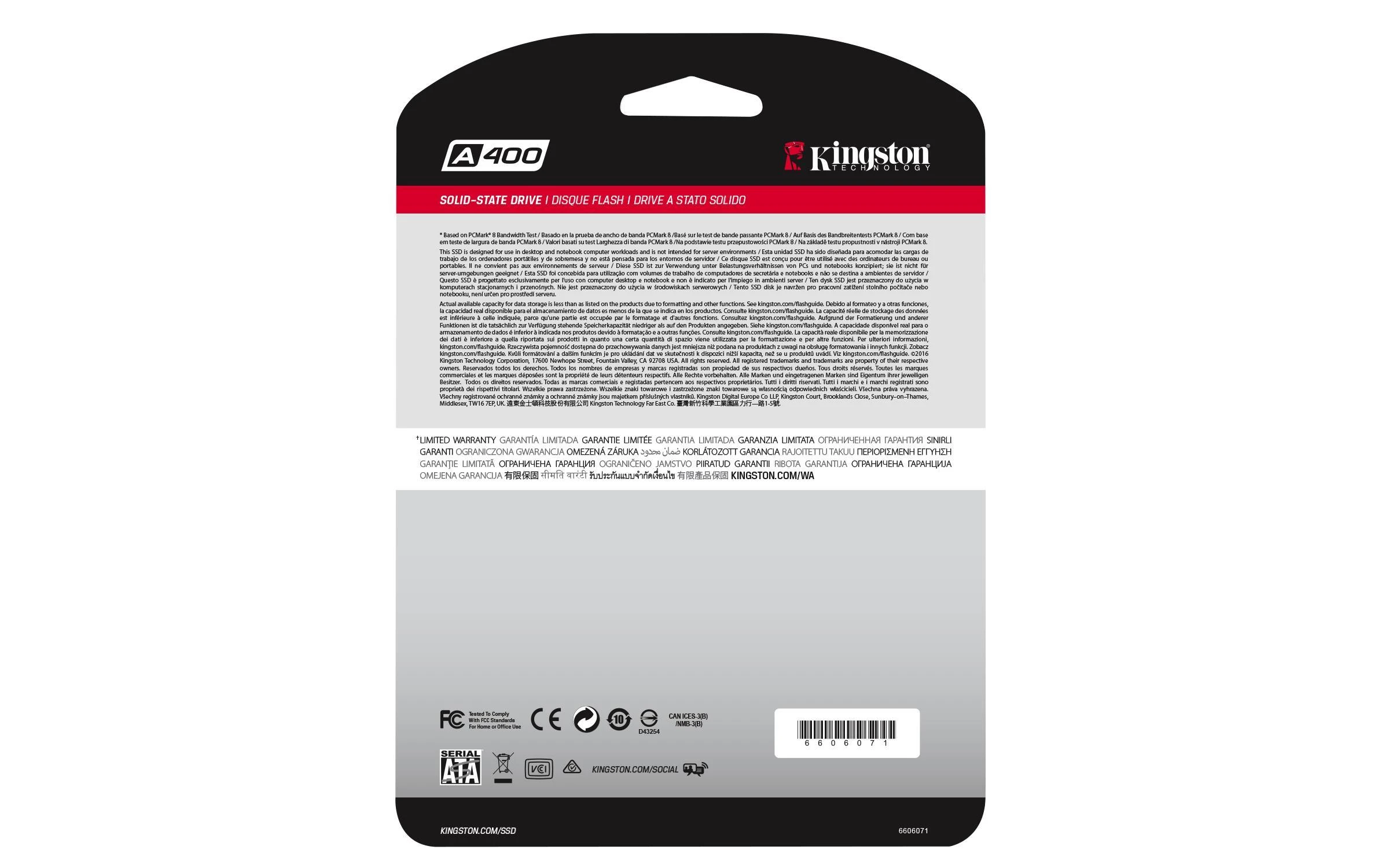 KINGSTON SSD SATA 2.5" 480GB TLC, SA400S37/480G 