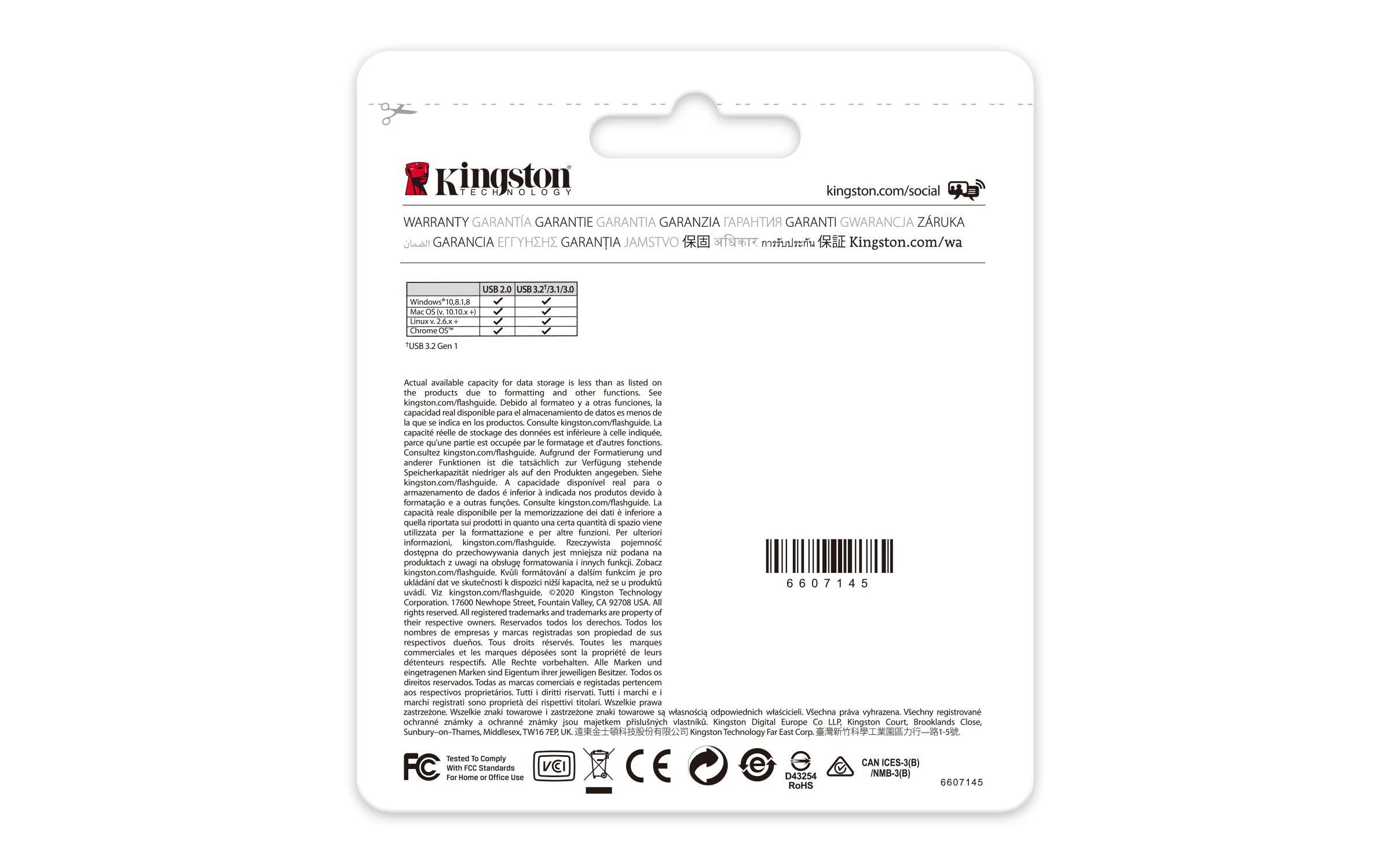 Kingston 64GB USB-C 3.2 Gen 1 DataTraveler 70