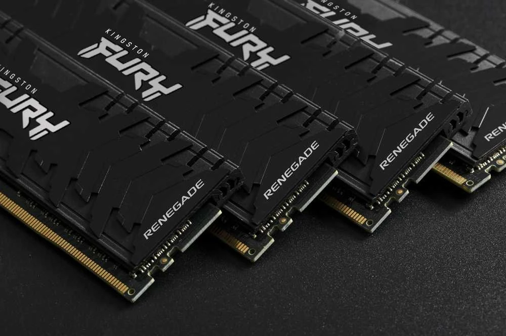 RAM Kingston 32GB 3200MT/s DDR4 CL16 DIMM (Kit of 2) 1Gx8 FURY Renegade Juodas EAN: 740617337914