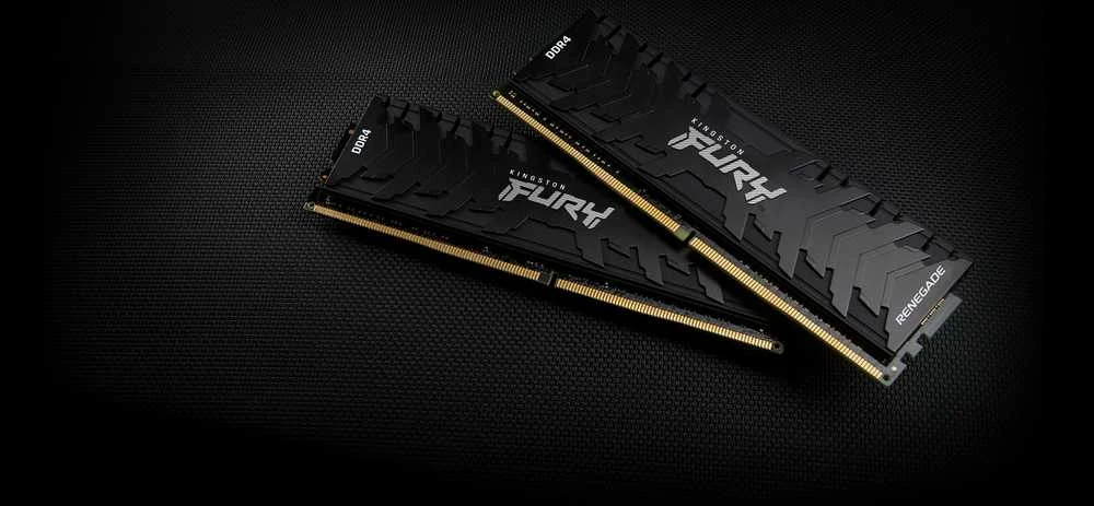 RAM Kingston 32GB 3200MT/s DDR4 CL16 DIMM (Kit of 2) 1Gx8 FURY Renegade Juodas EAN: 740617337914