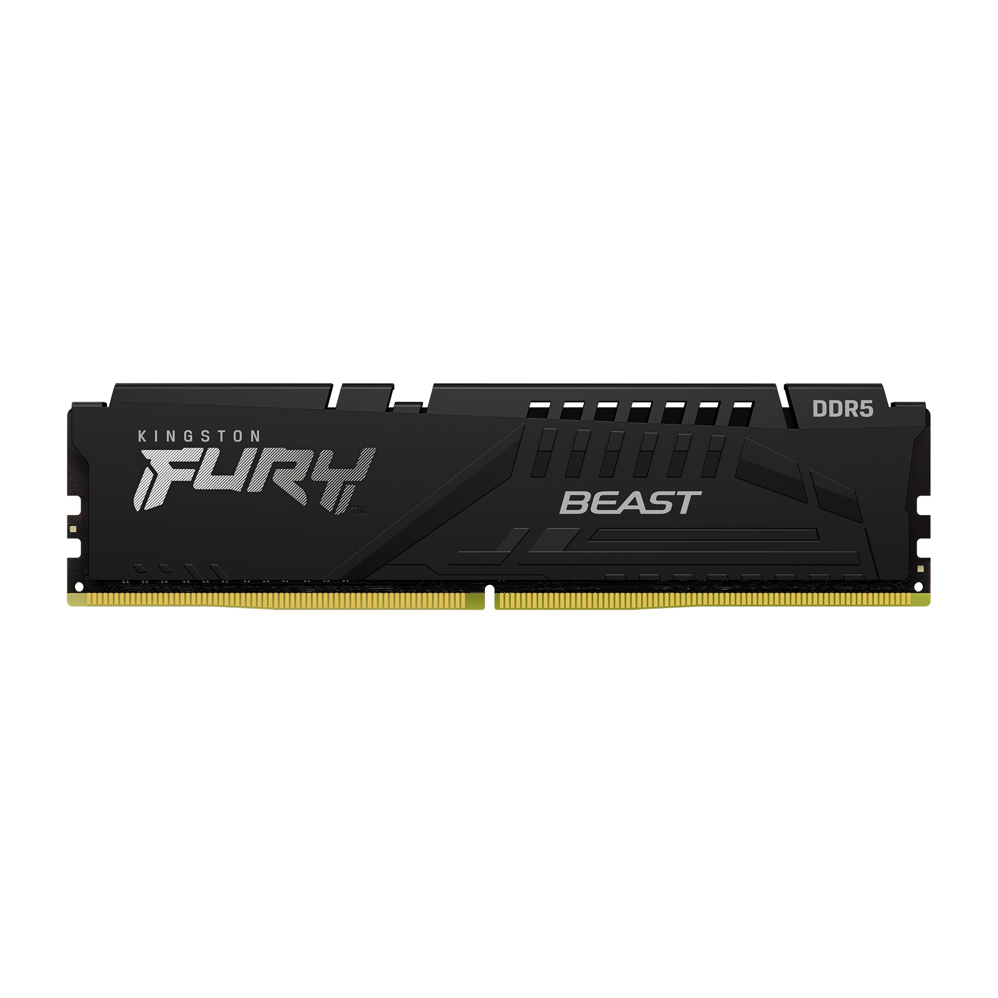 RAM Kingstonas | Fury Beast RGB | 8 GB | DDR5 | 5200 MHz | PC/serveris | Registracijos Nr. | ECC Nr