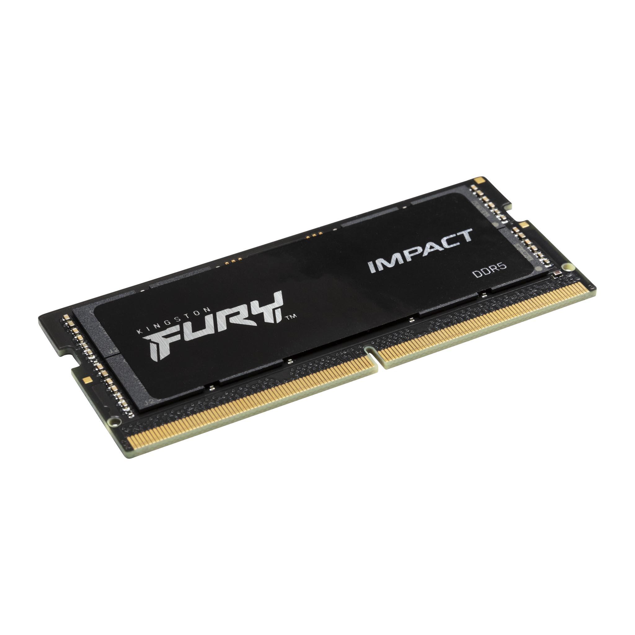RAM „Kingston KF548S38IB-8“ 8 GB 4800 MHz DDR5 CL38 SODIMM FURY Impact atmintis | „Kingston“