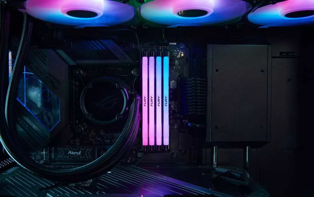 RAM KINGSTON 16GB 6400MT/s DDR5 CL32 DIMM FURY Renegade RGB