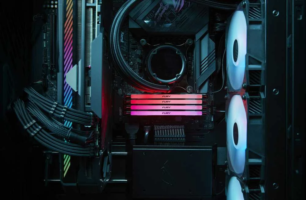 RAM Kingstonas | Fury Beast | 32 komplektas (16GBx2) GB | DDR5 | 6400 MHz | PC/serveris | Registracijos Nr. | ECC Nr