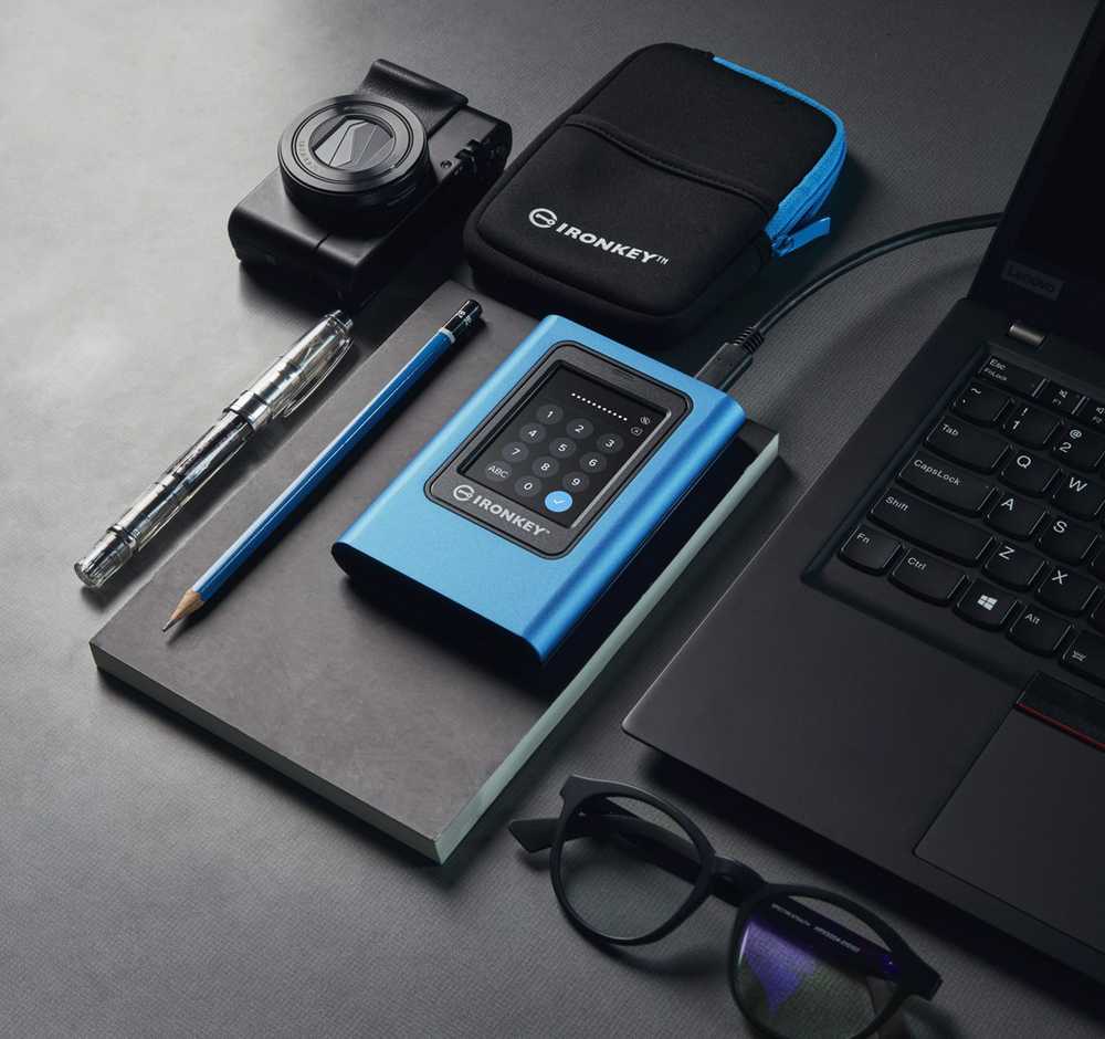 Kietasis diskas „Kingston“ SSD diskas „IronKey Vault Privacy“, 1920 GB, užšifruotas