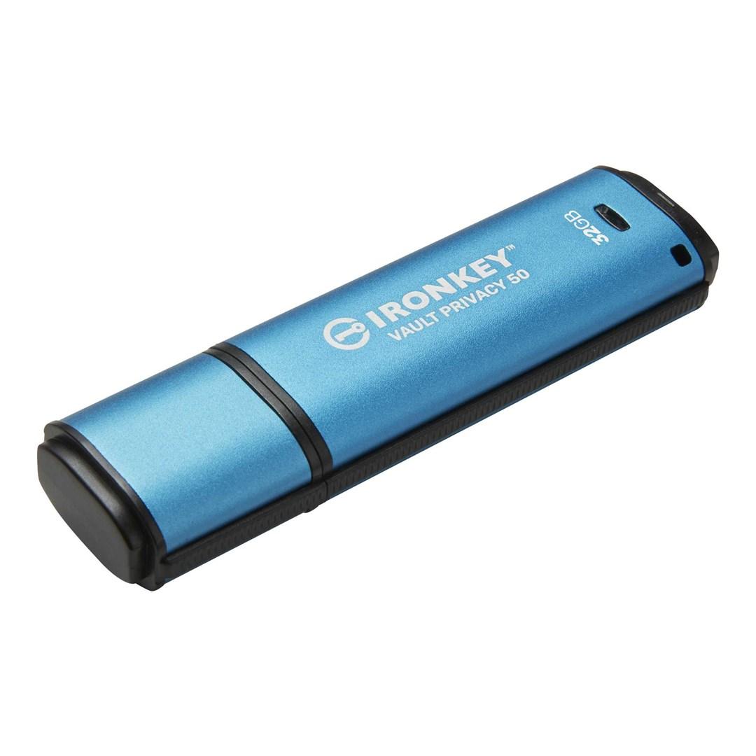 KINGSTON 32GB IRONKEY VAULT PRIVACY 50 AES-256 ENCRYPTED, FIPS 197