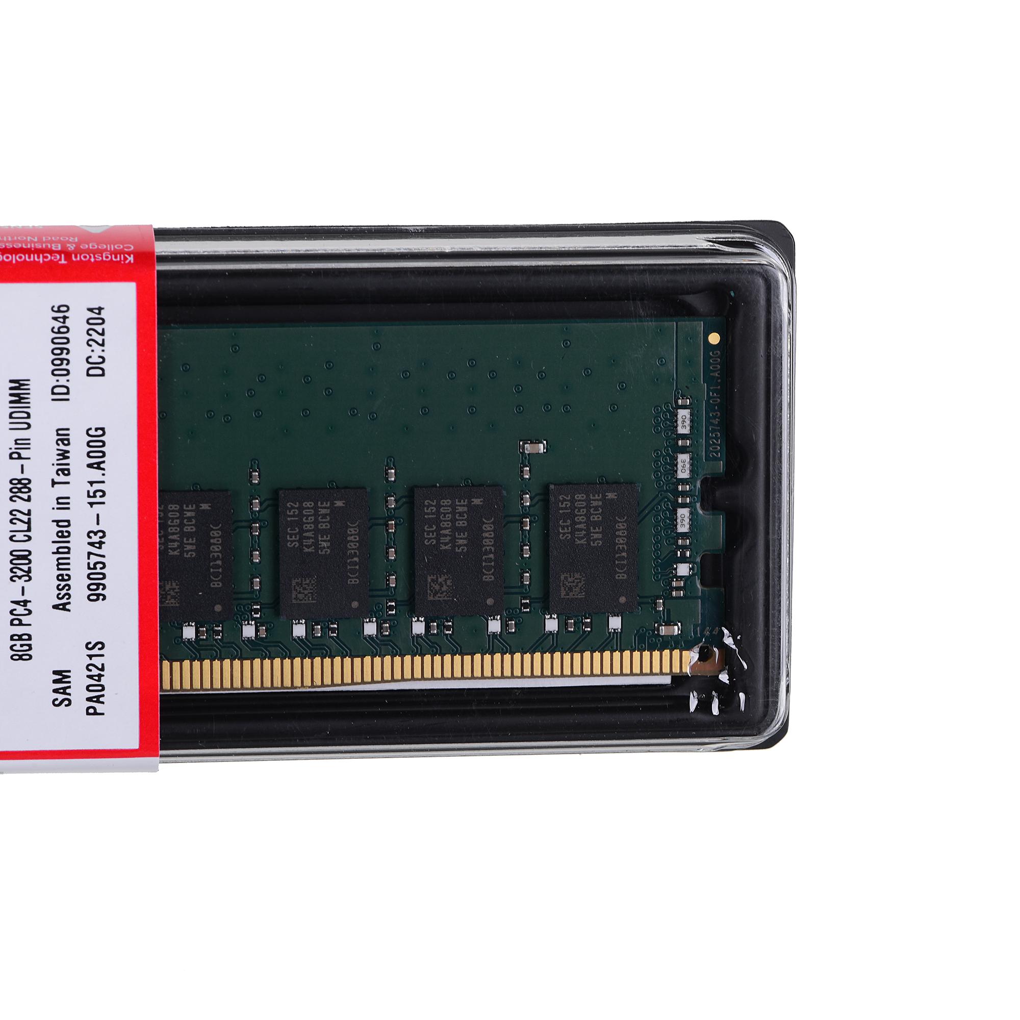 Atmintis Kingston DIMM 8GB PC25600 DDR4/KVR32N22S8/8