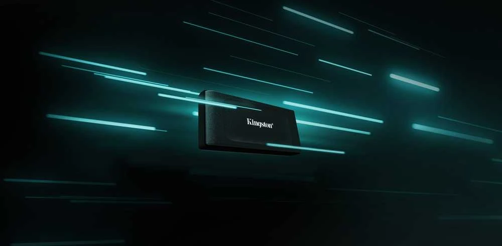 Išorinis kietasis diskas Kingston SXS1000R, 1 TB, USB 3.2 Gen 2, juodas