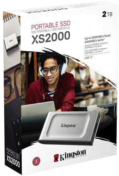Kietasis diskas KINGSTON XS2000 PORTABLE SSD 2TB USB3.2