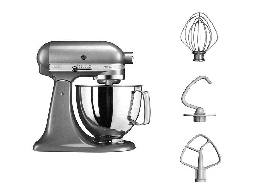 Virtuvės kombainas KitchenAid 5KSM125ECU 4,8 L Sidabrinis 300 W