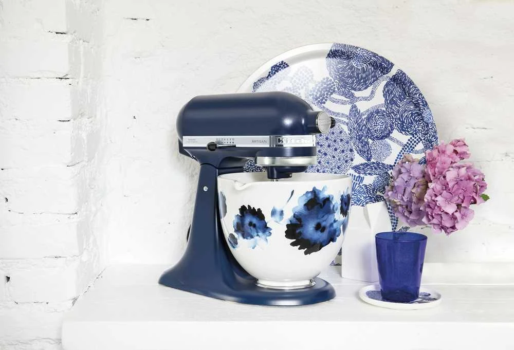 Virtuvinis kombainas Kitchenaid Artisan Elegance 5KSM175PSEIB  pastatomas plakiklis, 4,8 L, Ink Blue