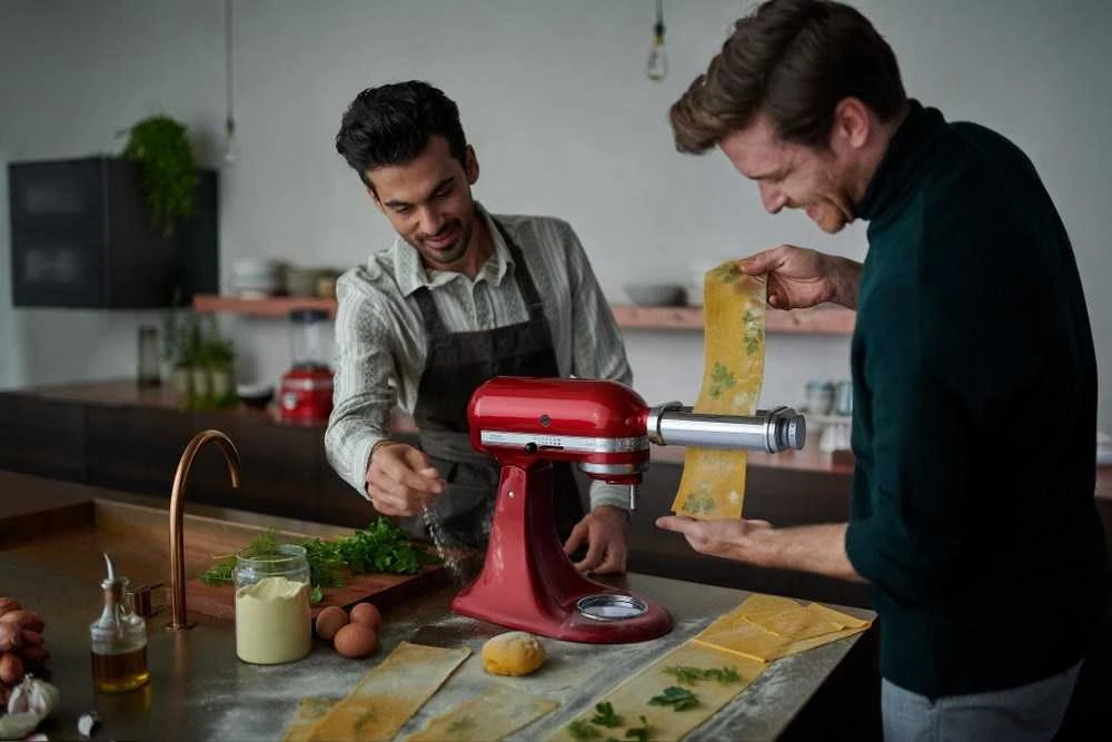 Virtuvinis kombainas KITCHENAID 5KSM175PSECA Artisan Elegance, Raudonos spalvos