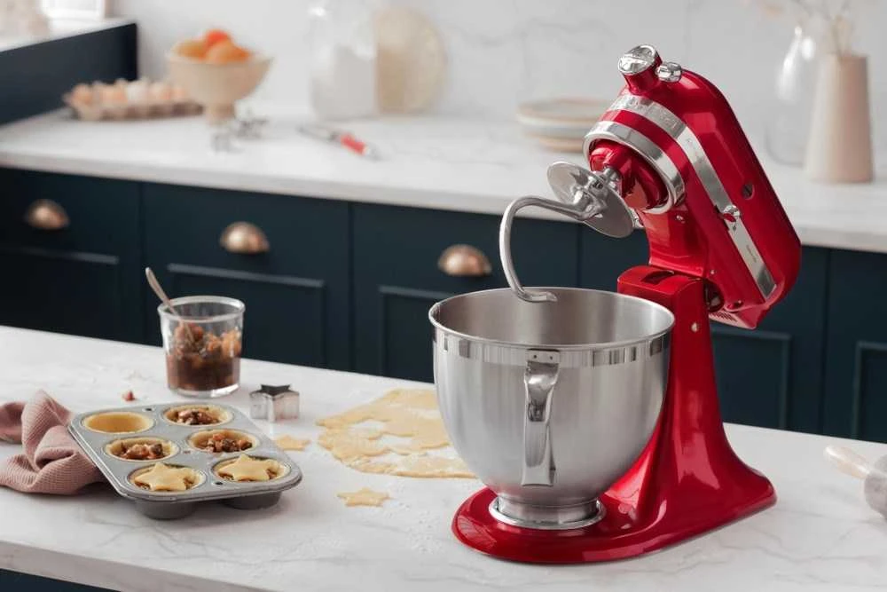 Virtuvinis kombainas KITCHENAID 5KSM175PSECA Artisan Elegance, Raudonos spalvos