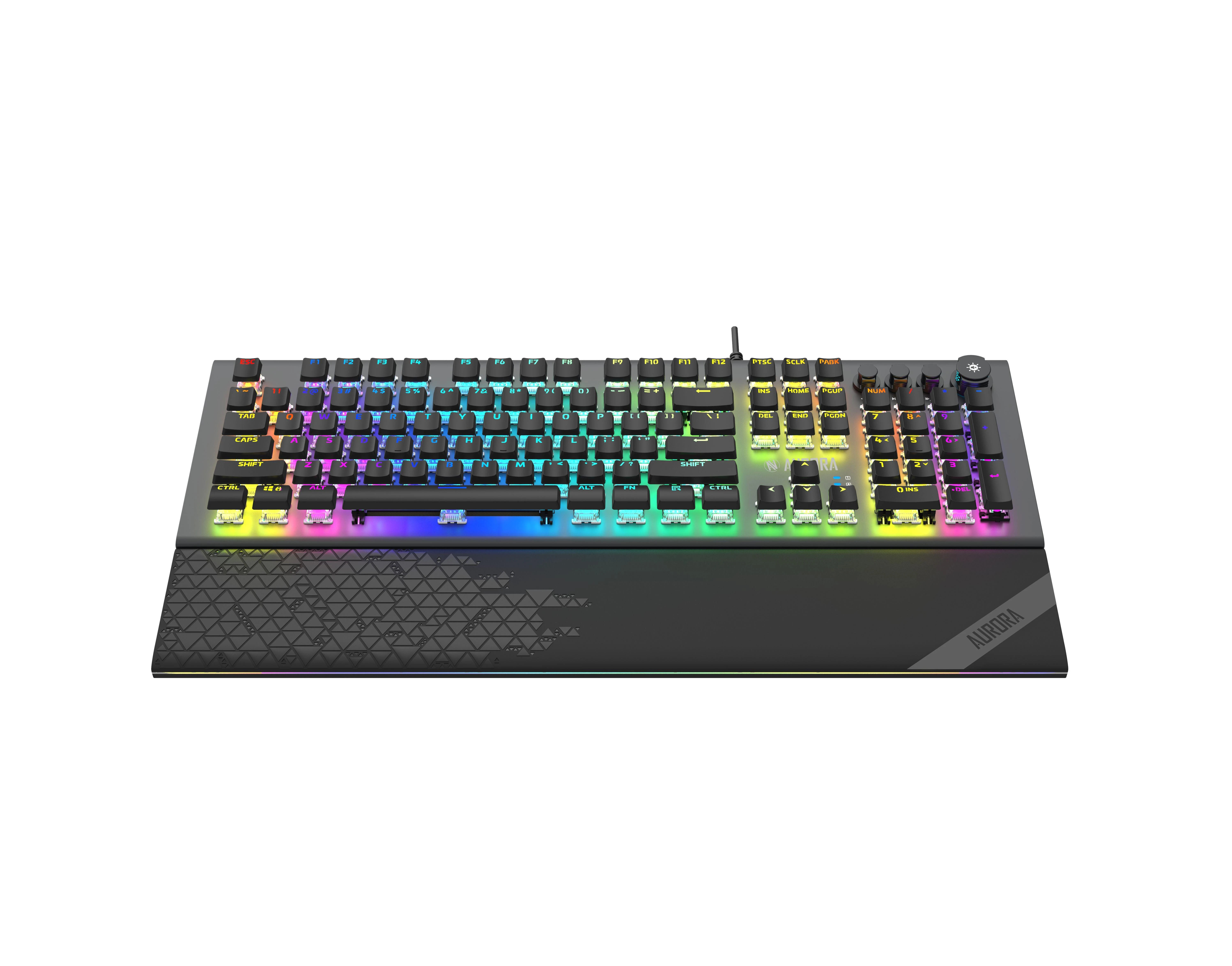 IBOX Aurora K-5 RGB su laidu USB Mechaninė klaviatūra