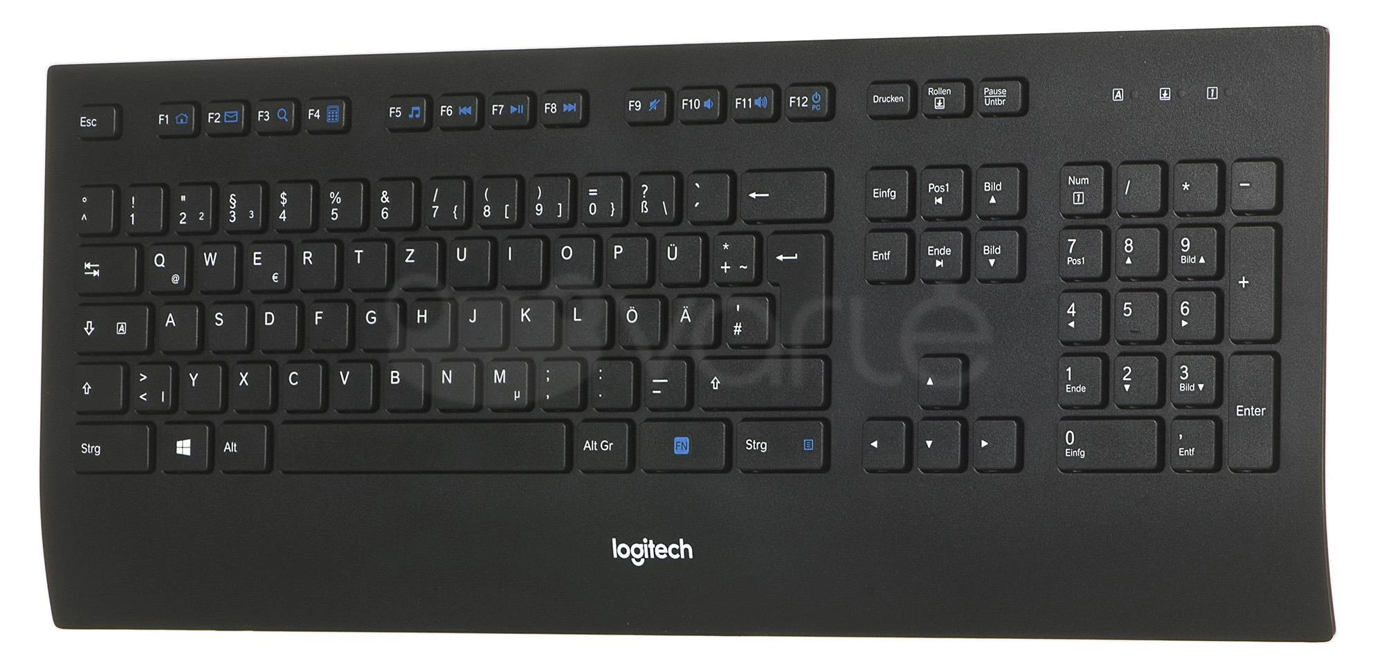 Laidinė klaviatūra Logitech K280E, Išdėstymas: DE