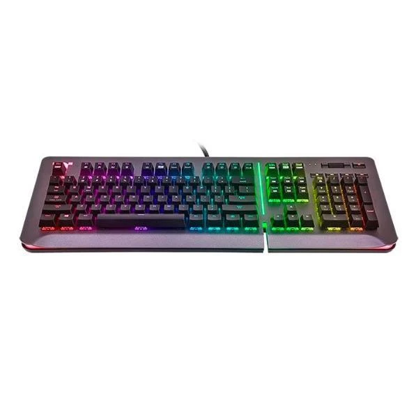Klaviatūra Thermaltake Level 20 RGB Titanium Cherry MX Mėlyna
